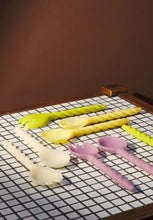 Load image into Gallery viewer, Rose Salad Servers - Pearl
