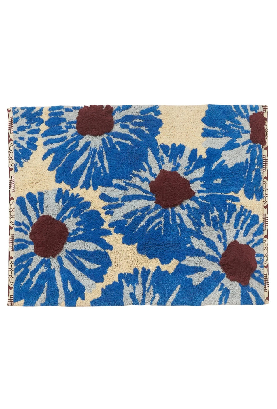 Isabella Bath Mat - Azure-SAGE AND CLARE-P&K The General Store