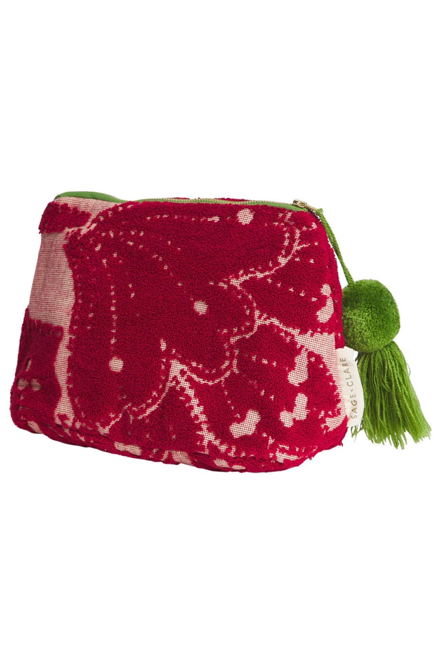 Lucia Terry Pouch - Crimson-SAGE AND CLARE-P&amp;K The General Store