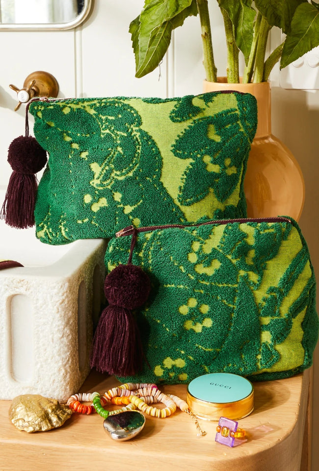 Lucia Terry Pouch - Kelp-SAGE AND CLARE-P&amp;K The General Store