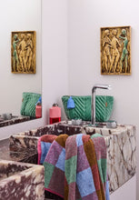 Load image into Gallery viewer, Velvet Toiletry Bag - Seabed-KIP &amp; CO-P&amp;K The General Store
