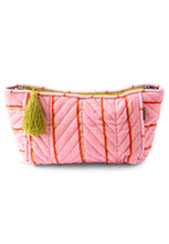 Load image into Gallery viewer, Velvet Toiletry Bag - Wategos Soiree Stripe-KIP &amp; CO-P&amp;K The General Store
