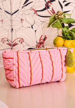 Load image into Gallery viewer, Velvet Toiletry Bag - Wategos Soiree Stripe-KIP &amp; CO-P&amp;K The General Store
