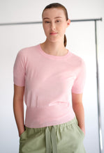 Load image into Gallery viewer, Merino High Rib T-Shirt - Lychee-STANDARD ISSUE-P&amp;K The General Store
