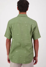 Load image into Gallery viewer, Camp Vibes Linen Mens SS Shirt - Clover Light Taupe-SWANNDRI-P&amp;K The General Store

