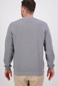 Fundamentals Crew - Mid Marle Grey-SWANNDRI-P&amp;K The General Store