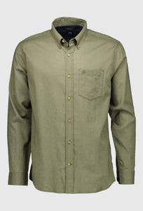 Ward L/S Shirt - Olive-SWANNDRI-P&amp;K The General Store