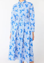 Load image into Gallery viewer, Wallpaper Shirt Dress - Blue-SYLVESTER-P&amp;K The General Store
