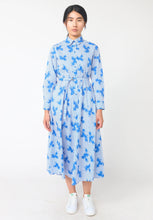 Load image into Gallery viewer, Wallpaper Shirt Dress - Blue-SYLVESTER-P&amp;K The General Store

