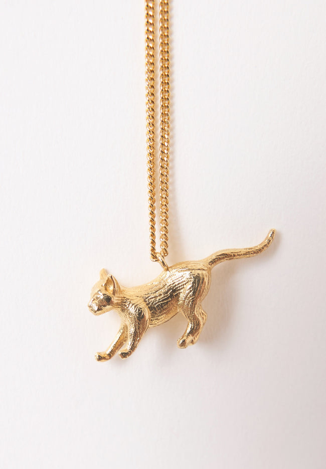 Alley Cat Necklace - Gold-SYLVESTER-P&amp;K The General Store