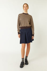 Twin Peaks Jumper - Espresso/Sand-SYLVESTER-P&amp;K The General Store