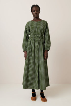 Aspen Dress - Forest Grid-KOWTOW-P&amp;K The General Store
