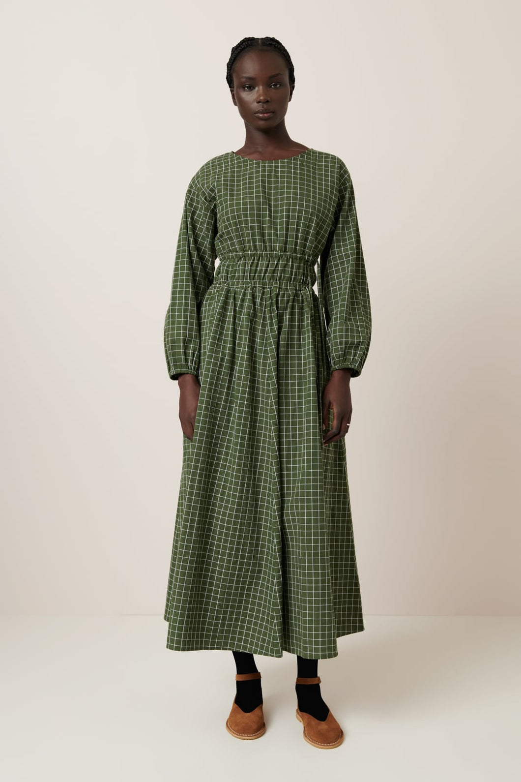 Aspen Dress - Forest Grid-KOWTOW-P&K The General Store