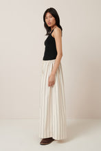 Load image into Gallery viewer, Linear Skirt - Greige Pinstripe-KOWTOW-P&amp;K The General Store
