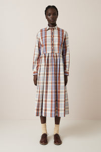 Lee Dress - Terra Check-KOWTOW-P&amp;K The General Store