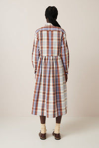 Lee Dress - Terra Check-KOWTOW-P&amp;K The General Store