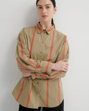 Load image into Gallery viewer, Maker Shirt - Nasturtium Stripe-KOWTOW-P&amp;K The General Store
