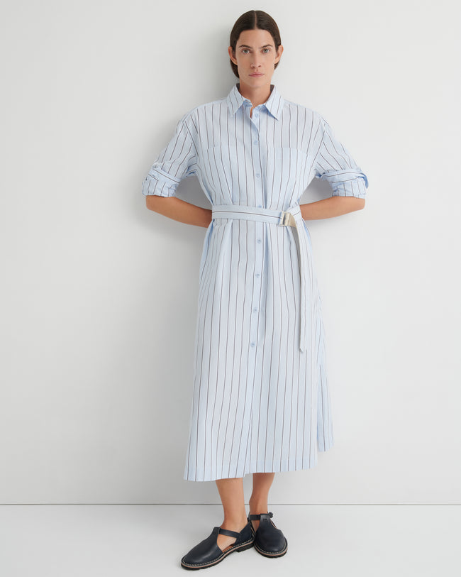 Elementary Dress - Cloud Stripe-KOWTOW-P&amp;K The General Store