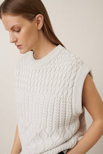 Load image into Gallery viewer, Aran Vest - Oat Melange-KOWTOW-P&amp;K The General Store
