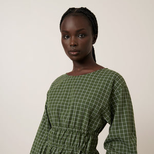 Aspen Dress - Forest Grid-KOWTOW-P&amp;K The General Store