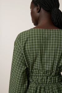 Aspen Dress - Forest Grid-KOWTOW-P&amp;K The General Store
