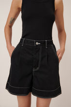 Load image into Gallery viewer, Outline Shorts - Black Denim-KOWTOW-P&amp;K The General Store
