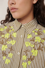 Load image into Gallery viewer, Wildflower Shirt - Treetop Stripe-KOWTOW-P&amp;K The General Store
