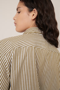 Wildflower Shirt - Treetop Stripe-KOWTOW-P&amp;K The General Store