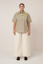 Load image into Gallery viewer, Wildflower Shirt - Treetop Stripe-KOWTOW-P&amp;K The General Store
