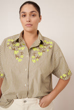 Load image into Gallery viewer, Wildflower Shirt - Treetop Stripe-KOWTOW-P&amp;K The General Store
