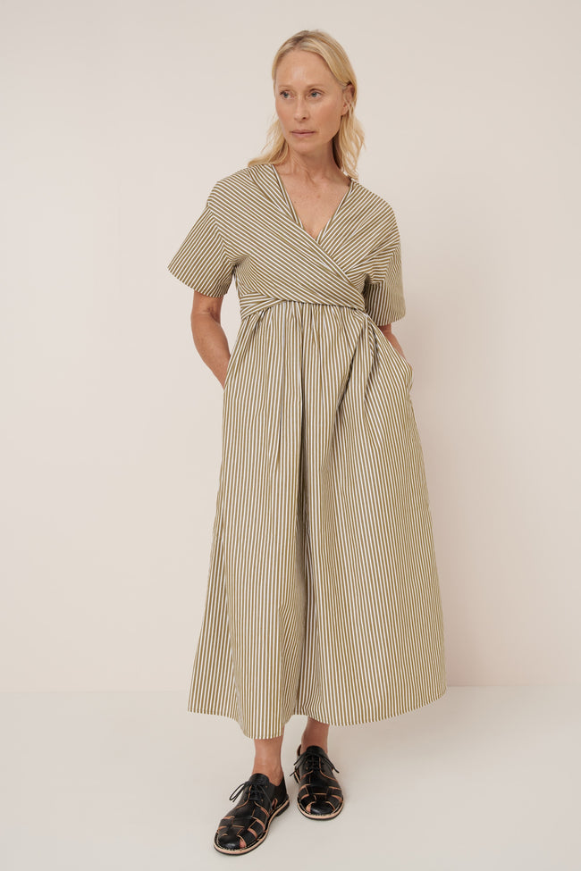 Composer Dress - Treetop Stripe-KOWTOW-P&amp;K The General Store