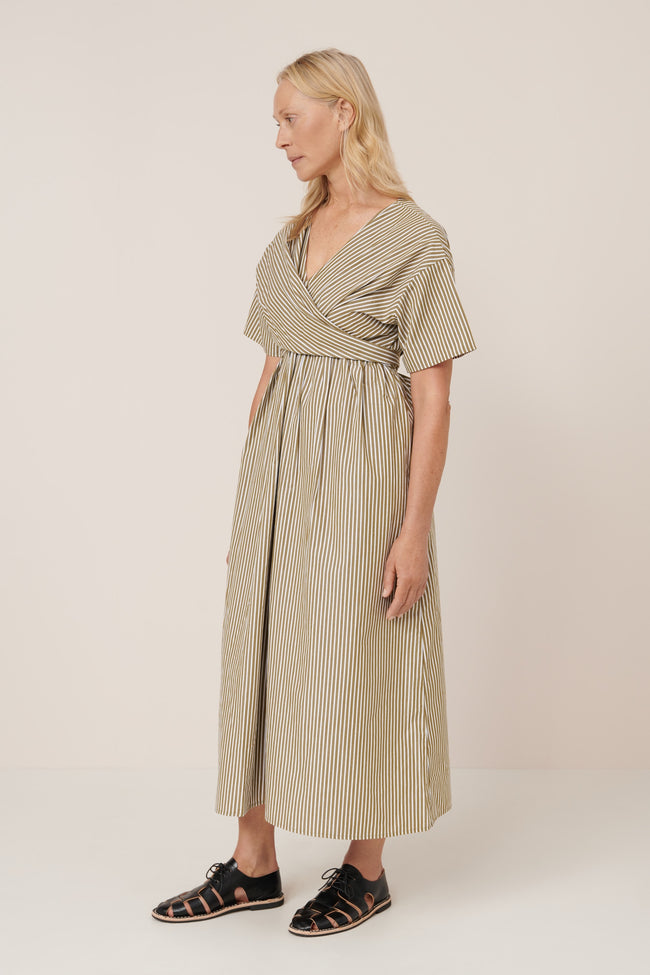 Composer Dress - Treetop Stripe-KOWTOW-P&amp;K The General Store