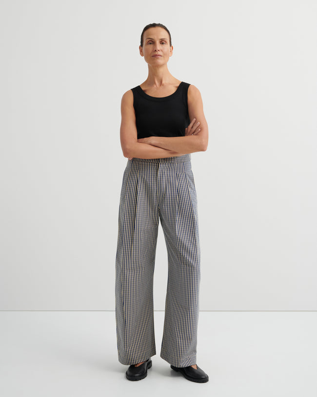 Sculpt Pant - Landscape Check-KOWTOW-P&amp;K The General Store