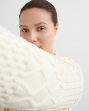 Load image into Gallery viewer, Patchwork Jumper - Chalk-KOWTOW-P&amp;K The General Store
