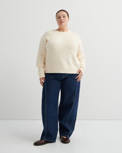 Load image into Gallery viewer, Patchwork Jumper - Chalk-KOWTOW-P&amp;K The General Store
