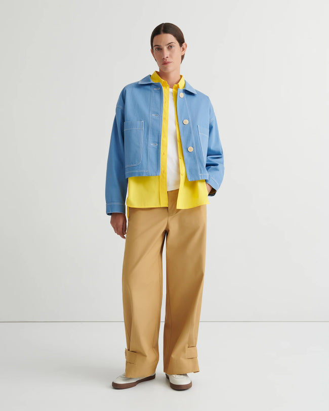 Ava Jacket - Sky Denim-KOWTOW-P&amp;K The General Store