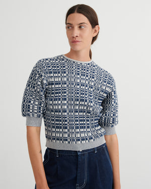 Film Top - Navy Check-KOWTOW-P&amp;K The General Store
