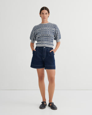 Film Top - Navy Check-KOWTOW-P&amp;K The General Store