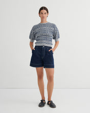 Load image into Gallery viewer, Film Top - Navy Check-KOWTOW-P&amp;K The General Store
