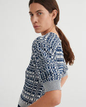 Load image into Gallery viewer, Film Top - Navy Check-KOWTOW-P&amp;K The General Store
