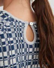 Load image into Gallery viewer, Film Top - Navy Check-KOWTOW-P&amp;K The General Store
