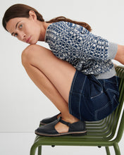 Load image into Gallery viewer, Film Top - Navy Check-KOWTOW-P&amp;K The General Store

