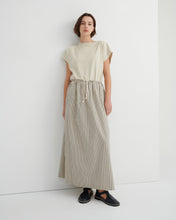 Load image into Gallery viewer, Linear Skirt - Ecru Stripe-KOWTOW-P&amp;K The General Store
