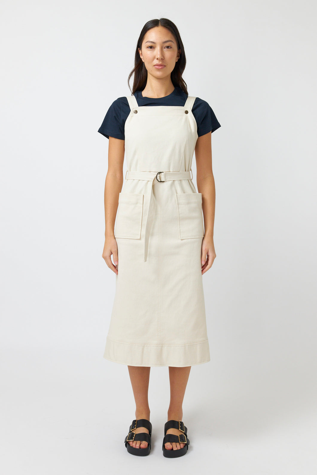 Utility Dress - Chalk-KATE SYLVESTER-P&K The General Store