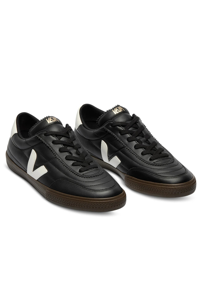 Panenka OT Leather - Black/White-VEJA-P&amp;K The General Store