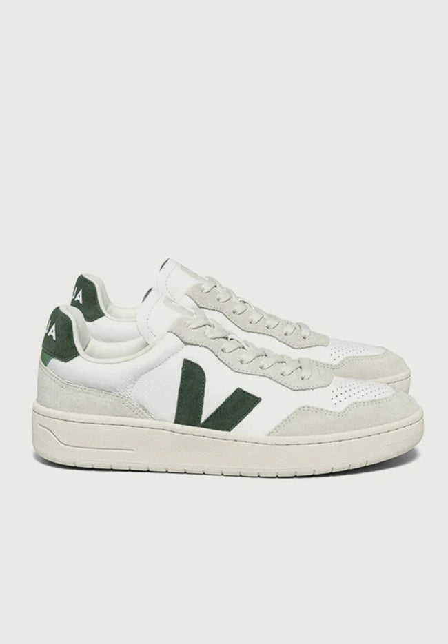 V-90 O.T Leather - Extra White / Cyprus-VEJA-P&amp;K The General Store