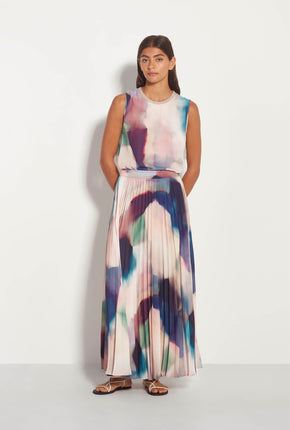 Melrose Tank - Illuminate Crepe Prism-JULIETTE HOGAN-P&amp;K The General Store