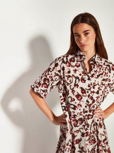 Isle Shirtdress - (Leo Cotton) Savanna-JULIETTE HOGAN-P&amp;K The General Store
