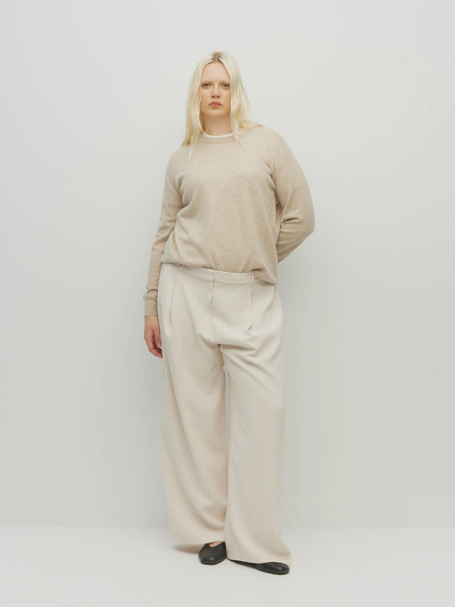 Casey Crew (Cashmere) - Seashell-JULIETTE HOGAN-P&amp;K The General Store