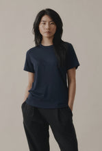 Load image into Gallery viewer, Women's Foundation Merino Tee - Navy-Longform-P&amp;K The General Store
